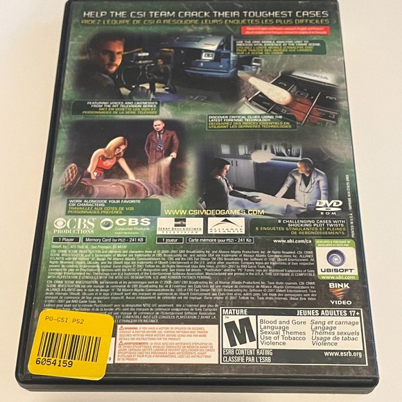 CSI 3 dimensions of Murder Sony PS2 Playstation 2 Complete in Box - Picture 2 of 3